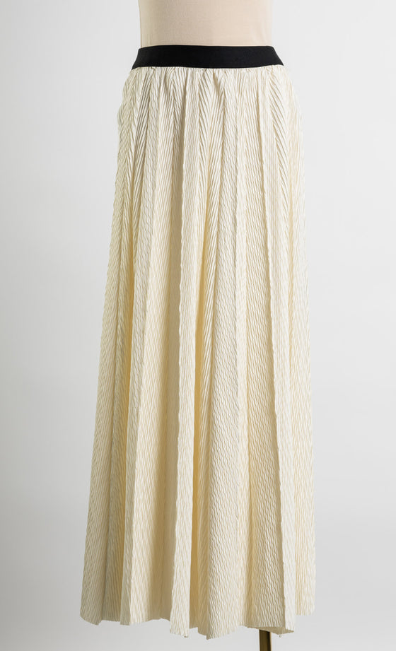 Miss Plush Skirt in Lucent White