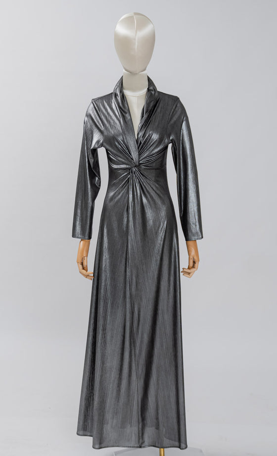 Selene Dress in Agate Grey