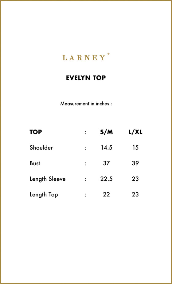 Evelyn Top in Pearl