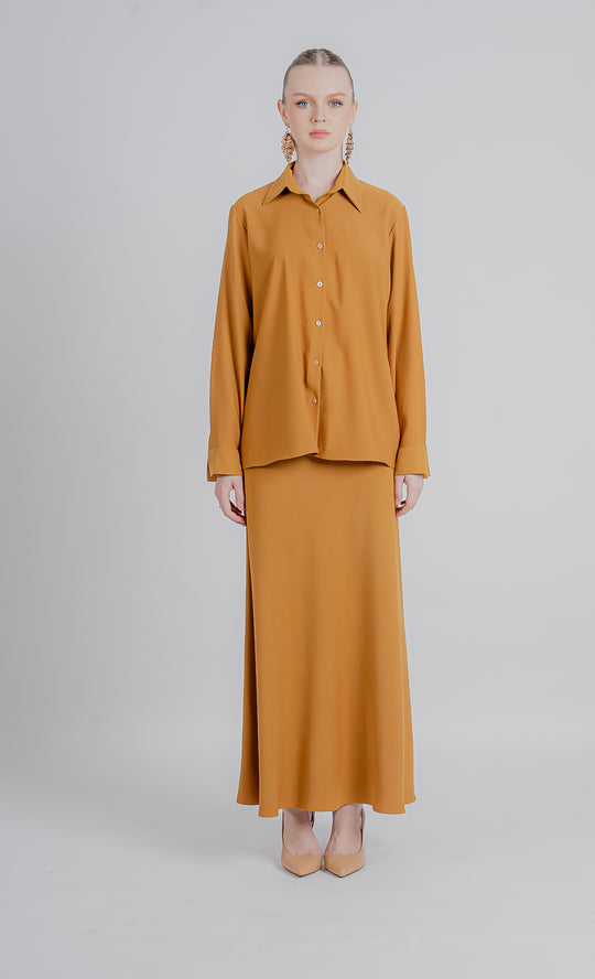 Elnara Skirt in Golden Brown