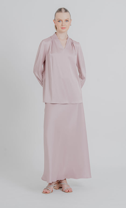 Elarine Top in Dusty Purple