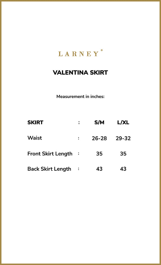 Valentina Skirt in Amber Gold