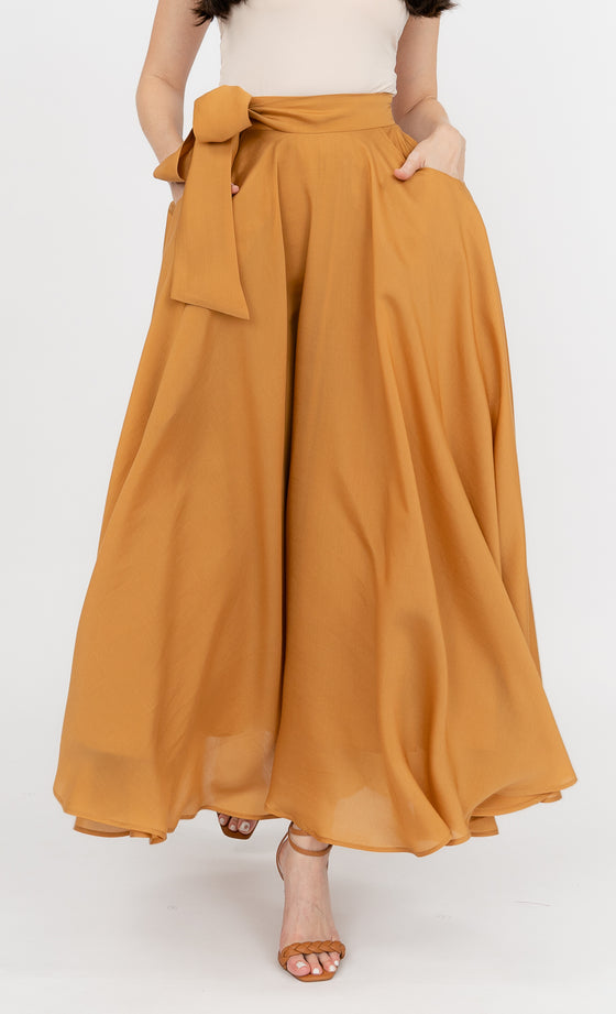Valentina Skirt in Amber Gold