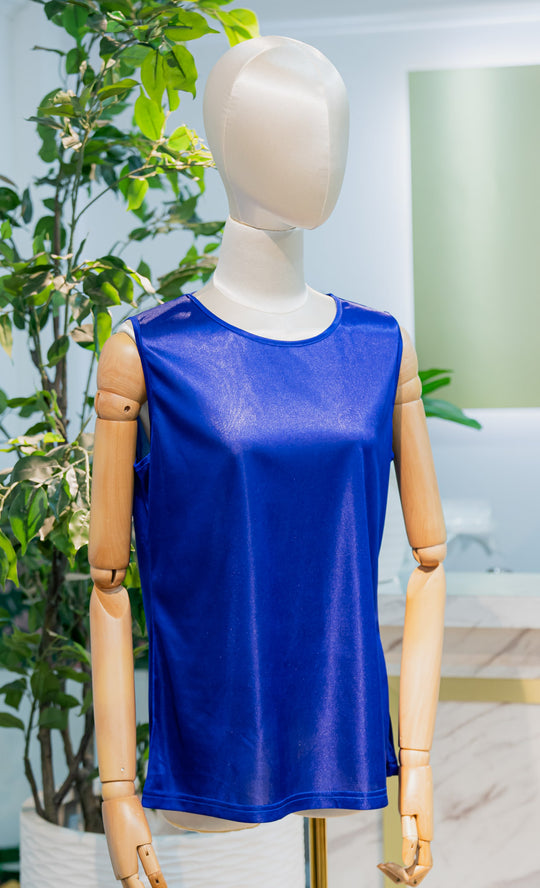 Miss Majestic Top's Inner in Royal Blue