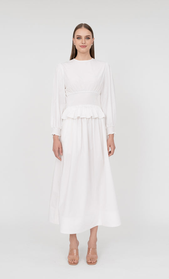 Victoria Top in Lucent White