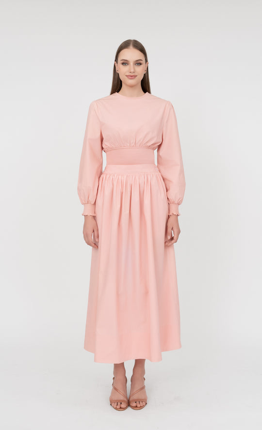 Victoria Top in Pale Blush