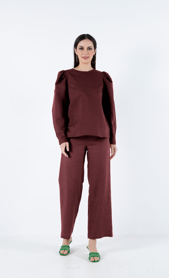 Sahara Pants in Plum