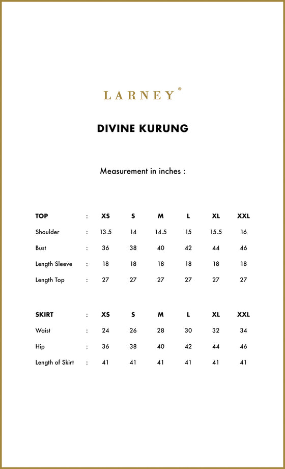 Divine Kurung in Black