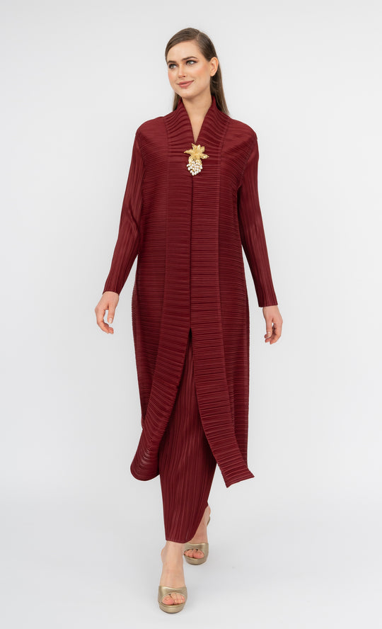 Miss Liberty Kebaya in Maroon
