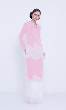  TQ Frontliners Kurung Lace in Primrose Pink