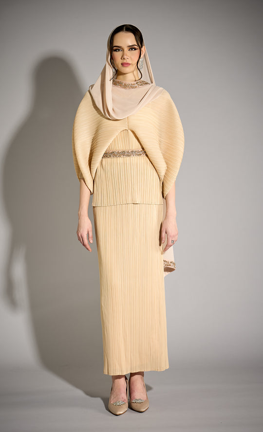 Miss Liberty Kurung 2.0 in Nude