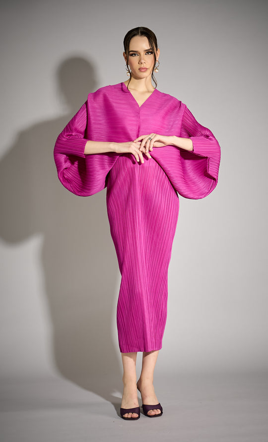Miss Liberty Dress in Magenta