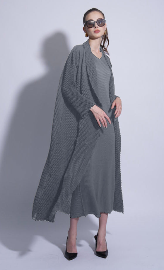 Miss Refined Cardigan in Ultimate Grey