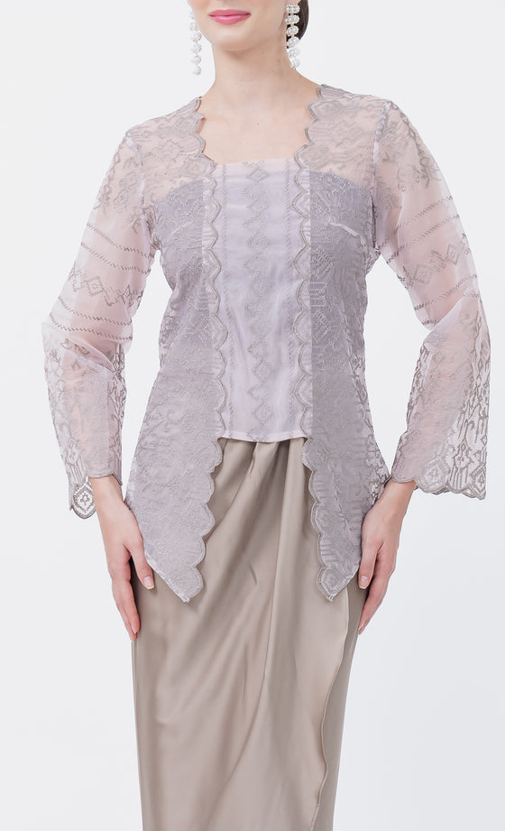 Delicate Kebaya in Champagne