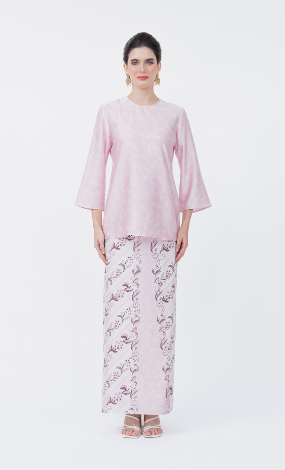 Magnolia Kurung Kedah in Pink Lavender