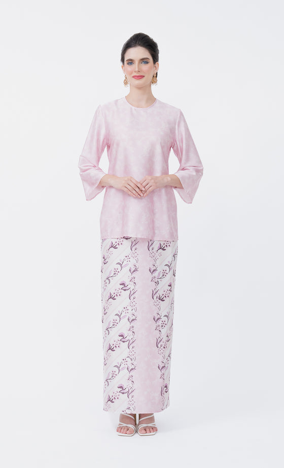 Magnolia Kurung Kedah in Pink Lavender