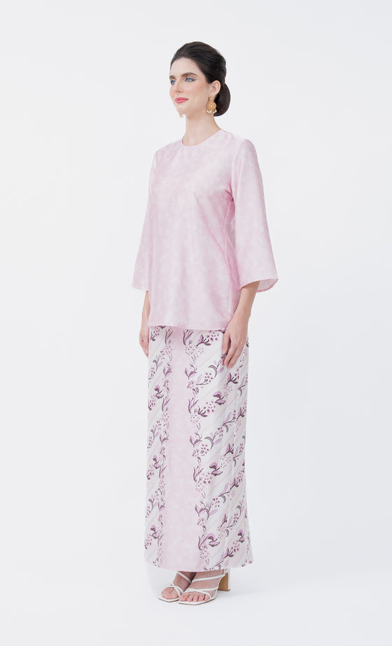 Magnolia Kurung Kedah in Pink Lavender