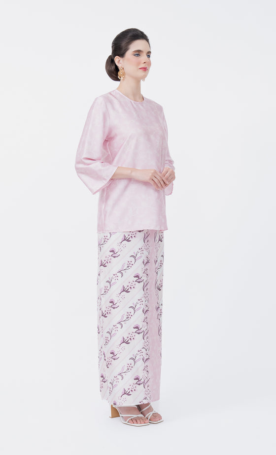 Magnolia Kurung Kedah in Pink Lavender