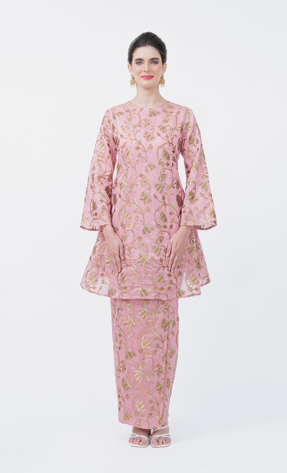 Lumina Kurung Riau in Pink Tulle