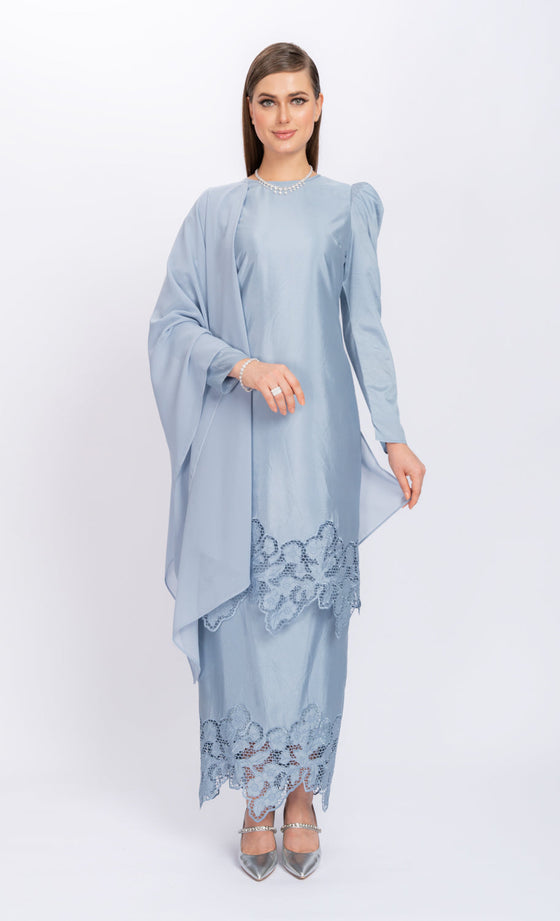 As is item Bloom Kurung in Blue