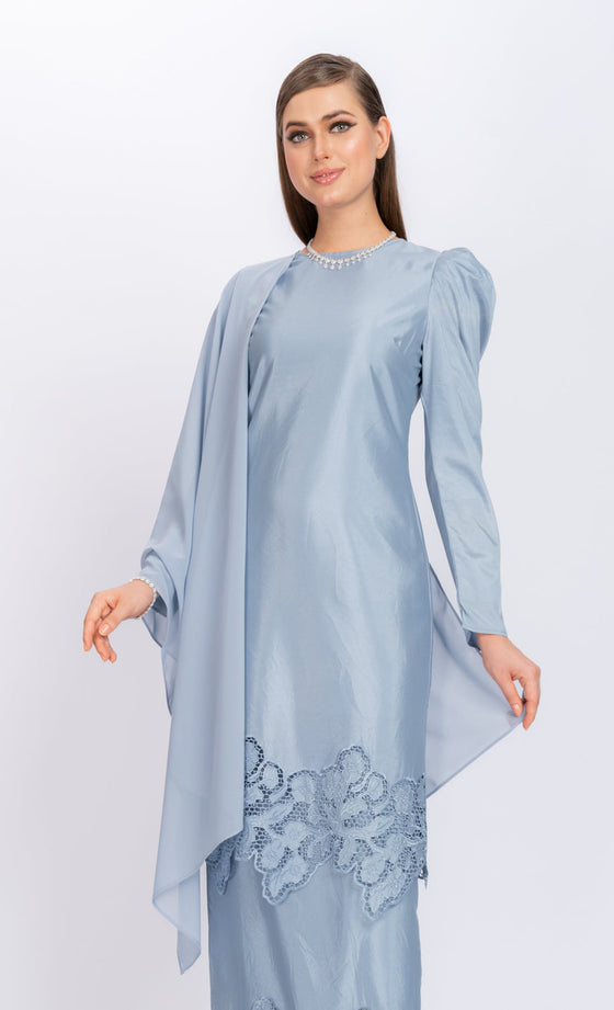 As is item Bloom Kurung in Blue