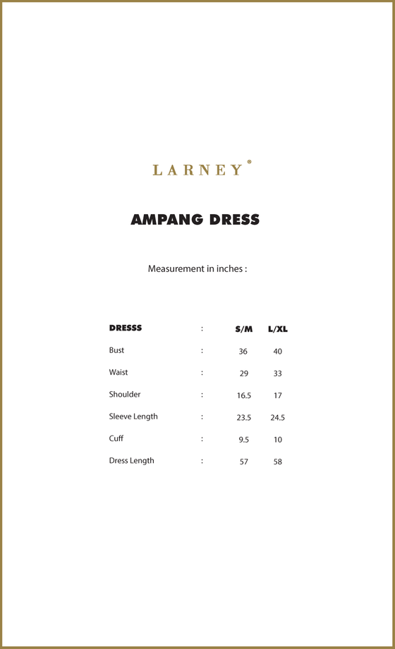 Ampang Dress in Frosted Almond