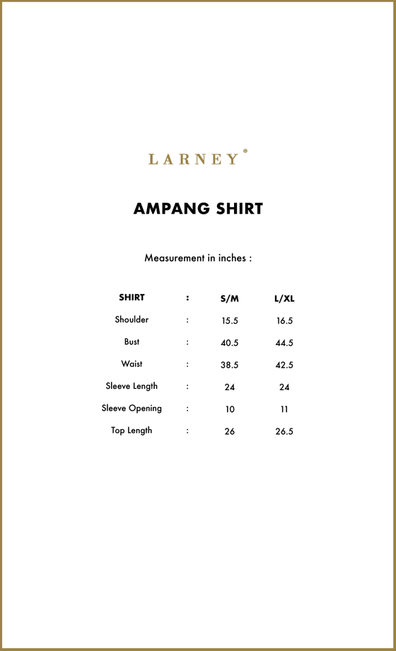 Ampang Shirt in Frosted Almond