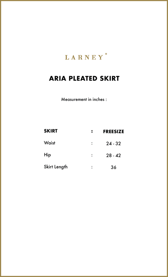 Aria Pleated Skirt in Misty Lilac