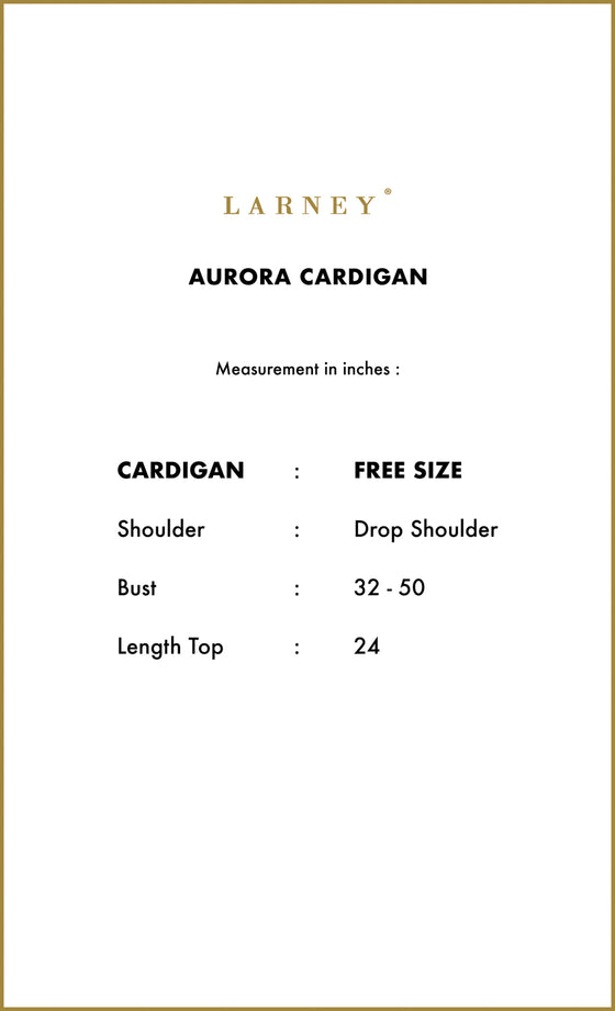 Aurora Cardigan in Black