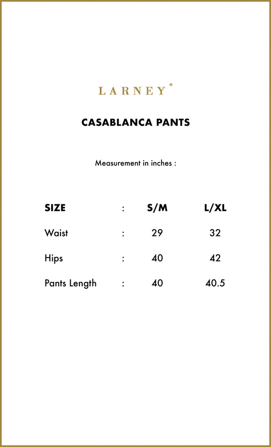 Casablanca Pants in Cerulean Blue