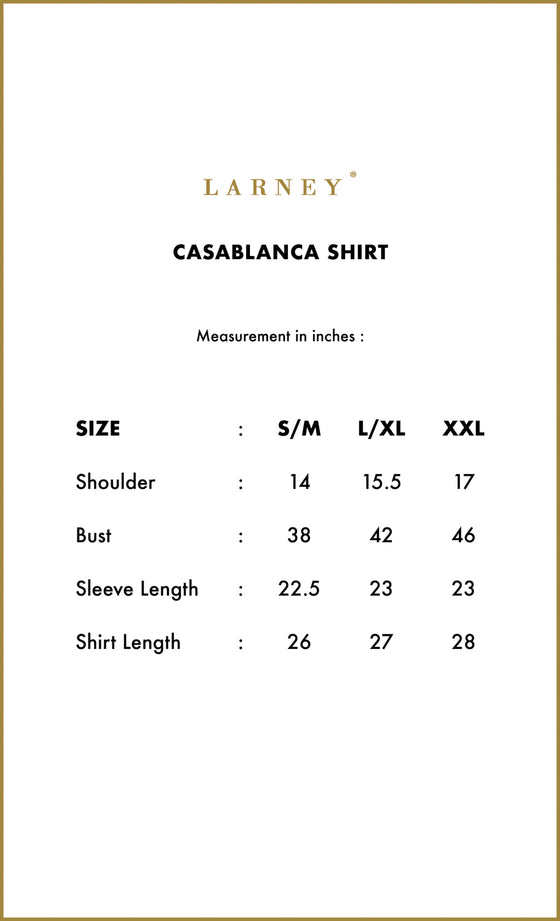 Casablanca Shirt in Cinnamon Brown