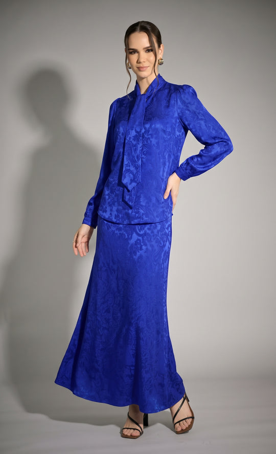 Divina Bow Top in Imperial Blue