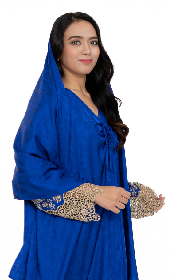 Divina Caftan in Imperial Blue