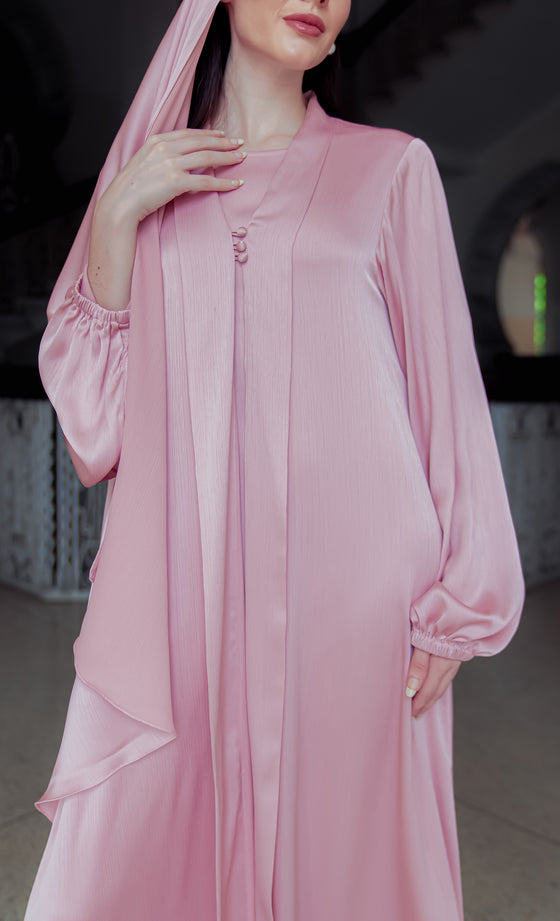 Lady Rania Abaya in Mauve Pink