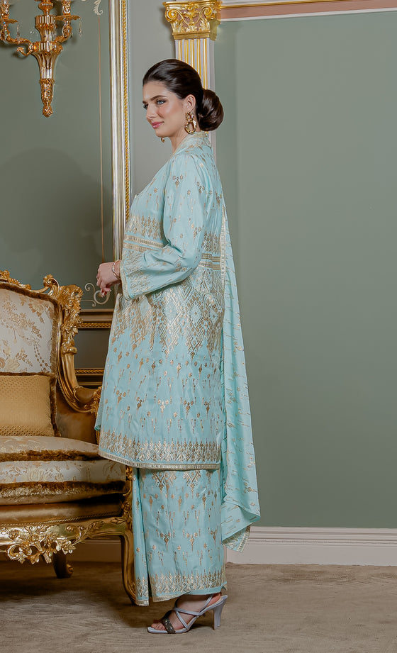 Serena Kebaya in Mint Blue