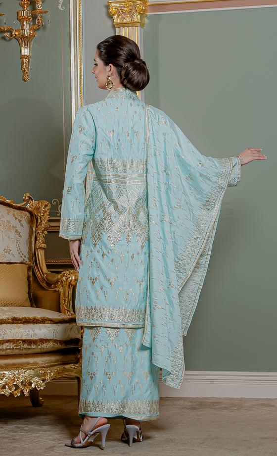 Serena Kebaya in Mint Blue