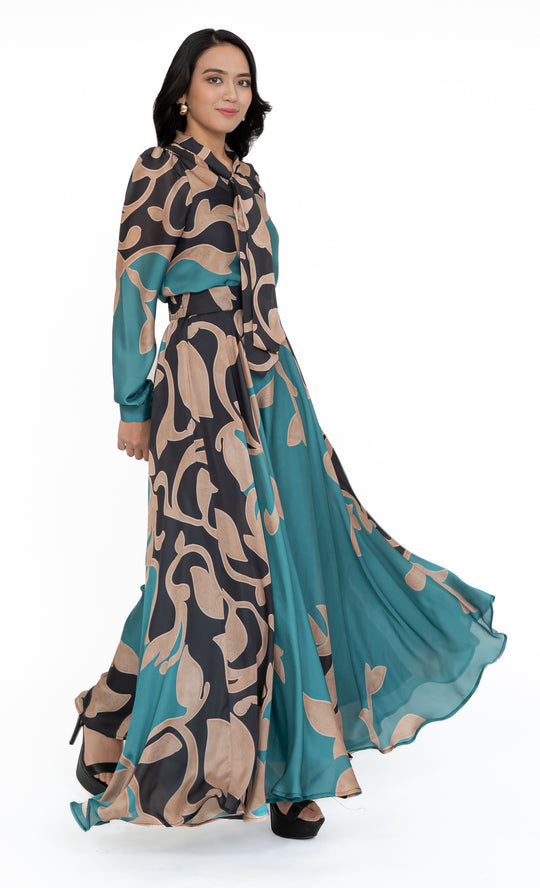 Eden Skirt in Black Green