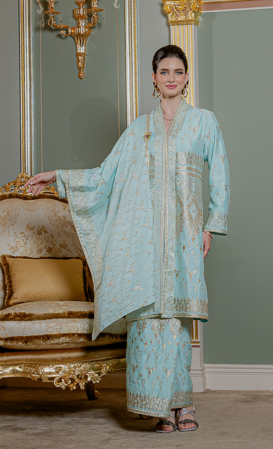 Serena Kebaya in Mint Blue