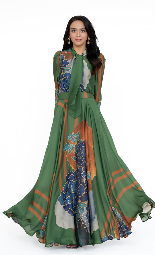 Elina Skirt in Forest Green