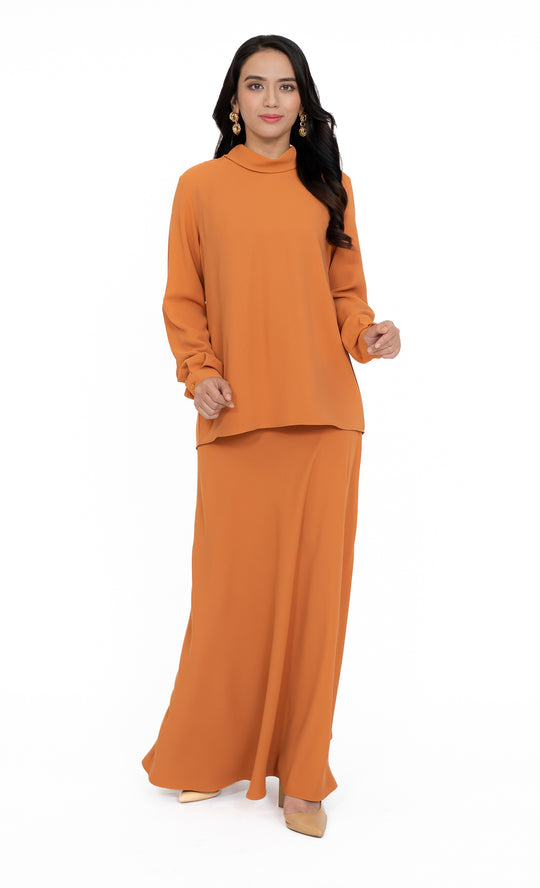 Kepong Top in Cream Orange