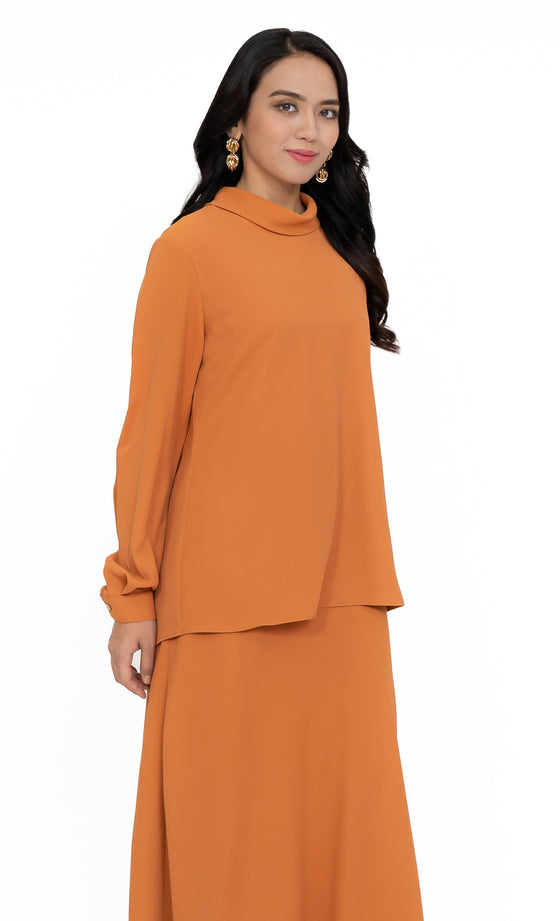 Kepong Top in Cream Orange