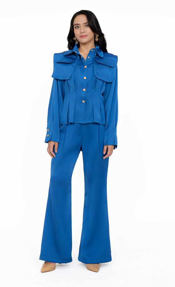 Kepong Pants in Lapis Blue
