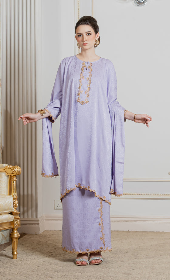 Miss Innate Kurung in Orchid Lilac