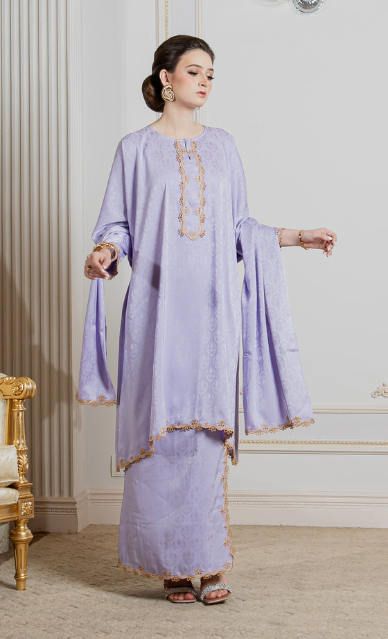 Miss Innate Kurung in Orchid Lilac