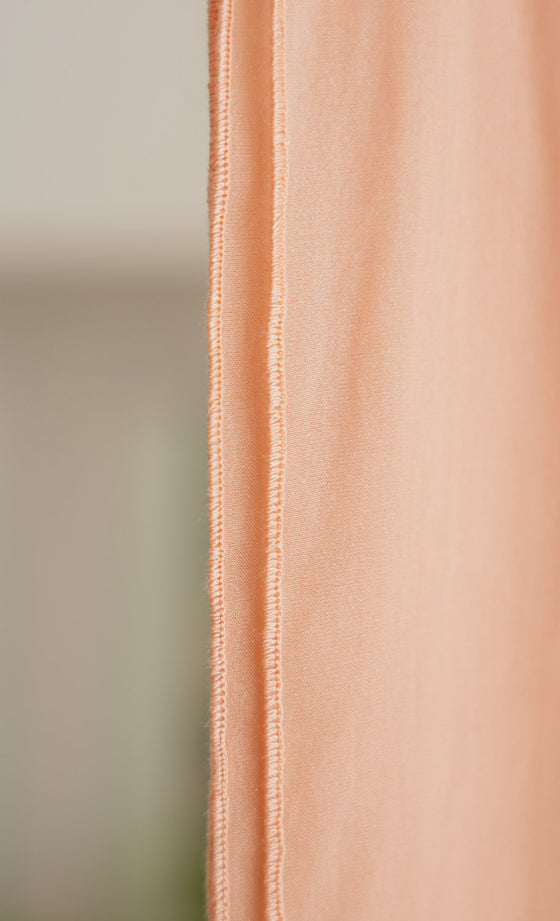 Dazzle Organza Shawl in Dusty Peach