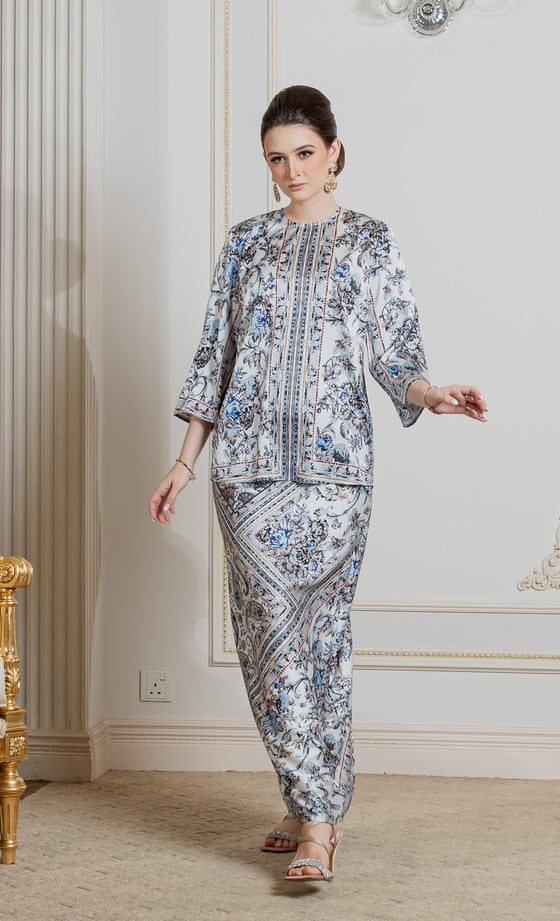 Fiore Kurung Kedah in Celestial Blue