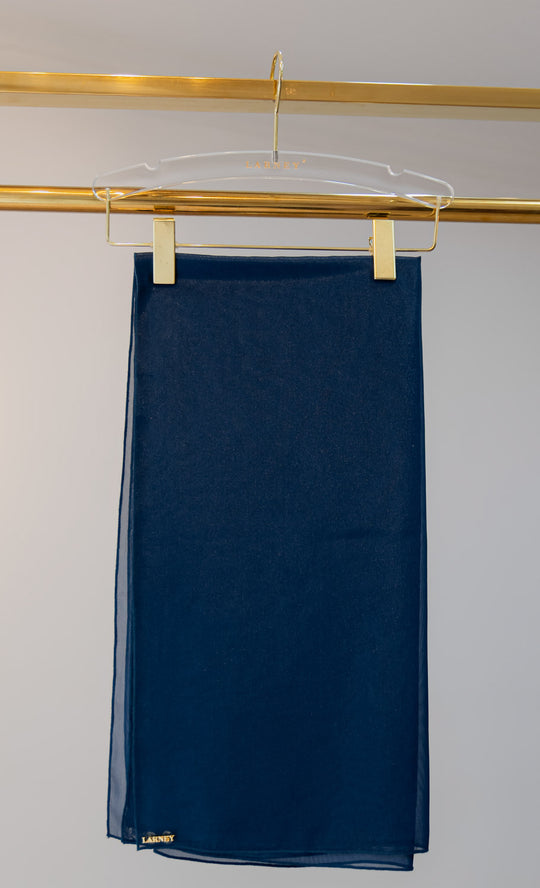 Dazzle Organza Bawal in Opal Blue