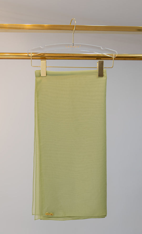 Dazzle Organza Bawal in Calla Green