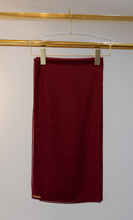 Dazzle Organza Bawal in Merlot Red