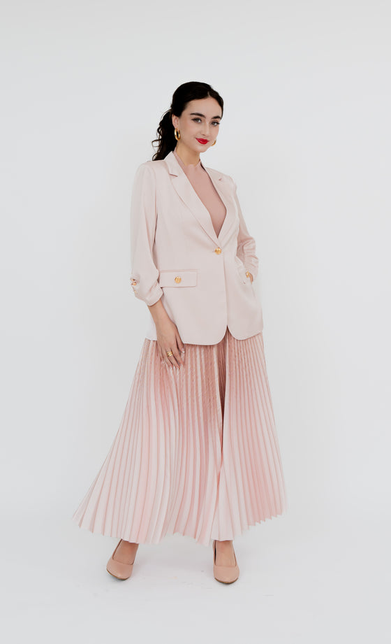 Imbi Blazer in Pale Pink